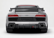 DRY CARBON FIBER REAR DIFFUSER for AUDI R8 4S FACELIFT 2019 - 2023
Set includes:

Rear Diffuser
Material: Dry Carbon

NOTE: Professional installation is required.