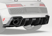 DRY CARBON FIBER REAR DIFFUSER for AUDI R8 4S FACELIFT 2019 - 2023
Set includes:

Rear Diffuser
Material: Dry Carbon

NOTE: Professional installation is required.