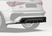 DRY CARBON FIBER REAR DIFFUSER for AUDI RS3 8Y 2021 - 2024
Set includes:

Rear Diffuser
Material: Dry Carbon

NOTE: Professional installation is required.