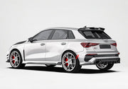 DRY CARBON FIBER REAR DIFFUSER for AUDI RS3 8Y 2021 - 2024
Set includes:

Rear Diffuser
Material: Dry Carbon

NOTE: Professional installation is required.