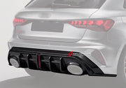 DRY CARBON FIBER REAR DIFFUSER for AUDI RS3 8Y FACELIFT 2025+
Set includes:

Rear Diffuser
Material: Dry Carbon

NOTE: Professional installation is required.