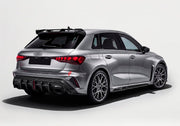 DRY CARBON FIBER REAR DIFFUSER for AUDI RS3 8Y FACELIFT 2025+
Set includes:

Rear Diffuser
Material: Dry Carbon

NOTE: Professional installation is required.