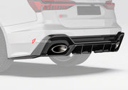 DRY CARBON FIBER REAR DIFFUSER for AUDI RS6 C8 2019 - 2023
Set includes:

Rear Diffuser
Material: Dry Carbon

NOTE: Professional installation is required.