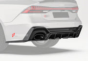 DRY CARBON FIBER REAR DIFFUSER for AUDI RS7 C8 2020 - 2023
Set includes:

Rear Diffuser
Material: Dry Carbon

NOTE: Professional installation is required.