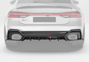 DRY CARBON FIBER REAR DIFFUSER for AUDI RS7 C8 2020 - 2023
Set includes:

Rear Diffuser
Material: Dry Carbon

NOTE: Professional installation is required.