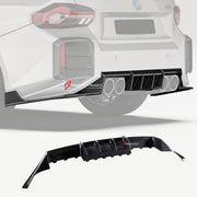 DRY CARBON FIBER REAR DIFFUSER for BMW M2 G87 2023+
Set includes:

Rear Diffuser
Material: Dry Carbon

NOTE: Professional installation is required.