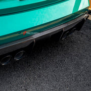 DRY CARBON FIBER REAR DIFFUSER for BMW M3 G80 2021+
Set includes:

Rear Diffuser
Material: Dry Carbon

NOTE: Professional installation is required.