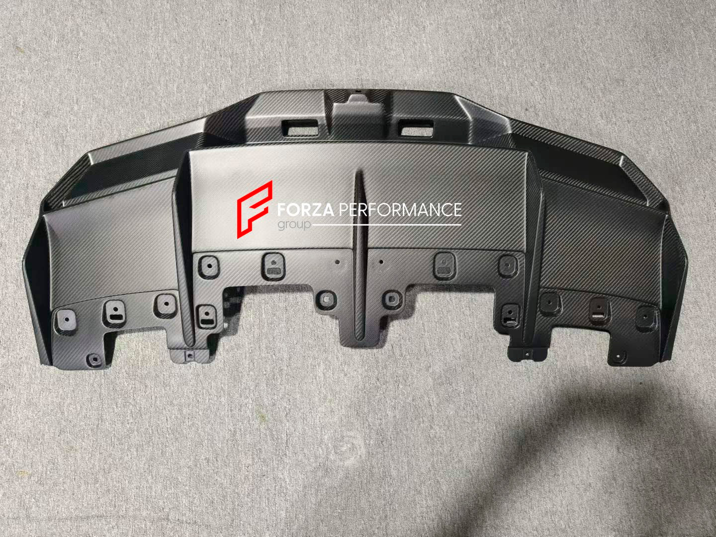 DRY CARBON FIBER REAR DIFFUSER for LAMBORGHINI HURACAN LP 640-2 STO 2014 - 2019