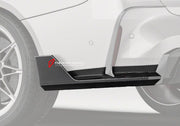 DRY CARBON FIBER REAR SIDE SPLITTERS for BMW M3 G80 2021+
Set includes:

Rear Side Splitters
Material: Dry Carbon

NOTE: Professional installation is required.