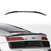 DRY CARBON FIBER REAR SPOILER for AUDI R8 4S FACELIFT 2019 - 2023
Set includes:

Rear Spoiler
Material: Dry Carbon

NOTE: Professional installation is required.