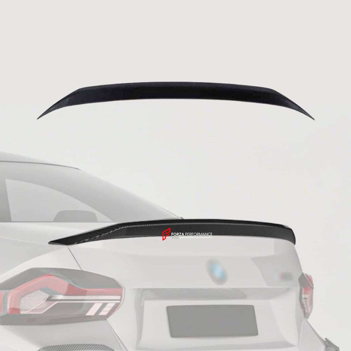DRY CARBON FIBER REAR SPOILER for BMW M2 G87 2023+
Set includes:

Rear Spoiler
Material: Dry Carbon

NOTE: Professional installation is required.