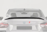DRY CARBON FIBER REAR SPOILER for BMW M2 G87 2023+
Set includes:

Rear Spoiler
Material: Dry Carbon

NOTE: Professional installation is required.