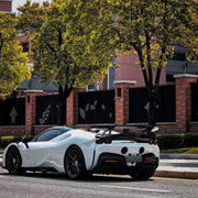 DRY CARBON FIBER REAR SPOILER for FERRARI SF90

Set includes:
Rear Spoiler

Material: Dry Carbon

NOTE: Professional installation is required

Payment ►
Visa
Mastercard
PayPal with a credit card (add 4.4% at checkout)
Payoneer
Cryptocurrency
Shipment ►
By express DHL/UPS/TNT/FedEx
To the local international airport
Special line by air
Special line by the sea
To Europe and the UK by train

Please let us know which shipping option you prefer.