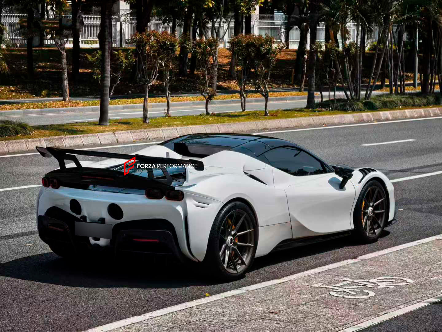 DRY CARBON FIBER REAR SPOILER for FERRARI SF90

Set includes:
Rear Spoiler

Material: Dry Carbon

NOTE: Professional installation is required

Payment ►
Visa
Mastercard
PayPal with a credit card (add 4.4% at checkout)
Payoneer
Cryptocurrency
Shipment ►
By express DHL/UPS/TNT/FedEx
To the local international airport
Special line by air
Special line by the sea
To Europe and the UK by train

Please let us know which shipping option you prefer.