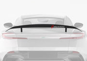 DRY CARBON FIBER REAR WING SPOILER for ASTON MARTIN DB11 2016 - 2023
Set includes:

Rear Wing Spoiler
Material: Dry Carbon

NOTE: Professional installation is required.