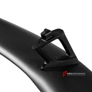 DRY CARBON FIBER REAR WING SPOILER for AUDI R8 4S FACELIFT 2019 - 2023
Set includes:

Rear Wing Spoiler
Material: Dry Carbon

NOTE: Professional installation is required.