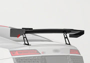 DRY CARBON FIBER REAR WING SPOILER for AUDI R8 4S FACELIFT 2019 - 2023
Set includes:

Rear Wing Spoiler
Material: Dry Carbon

NOTE: Professional installation is required.