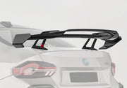 DRY CARBON FIBER REAR WING SPOILER for BMW M2 G87 2023+
Set includes:

Rear Wing Spoiler
Material: Dry Carbon

NOTE: Professional installation is required.