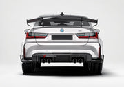 DRY CARBON FIBER REAR WING SPOILER for BMW M3 G80 2021+
Set includes:

Rear Wing Spoiler
Material: Dry Carbon

NOTE: Professional installation is required.