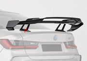 DRY CARBON FIBER REAR WING SPOILER for BMW M3 G80 2021+
Set includes:

Rear Wing Spoiler
Material: Dry Carbon

NOTE: Professional installation is required.