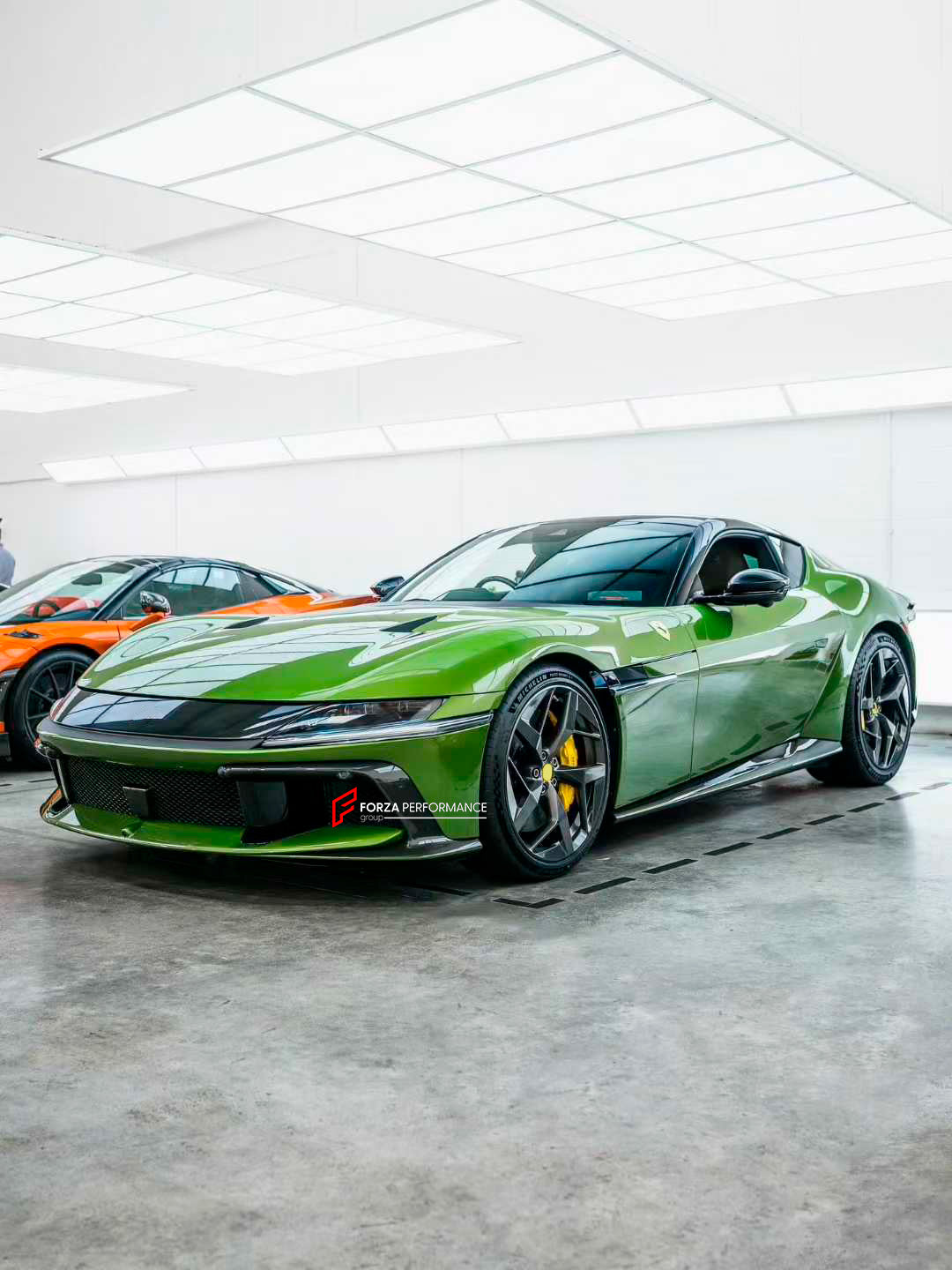 DRY CARBON FIBER REPLACEMENT BODY KIT for FERRARI 12 CILINDRI 2024+ Forza Performance custom fit