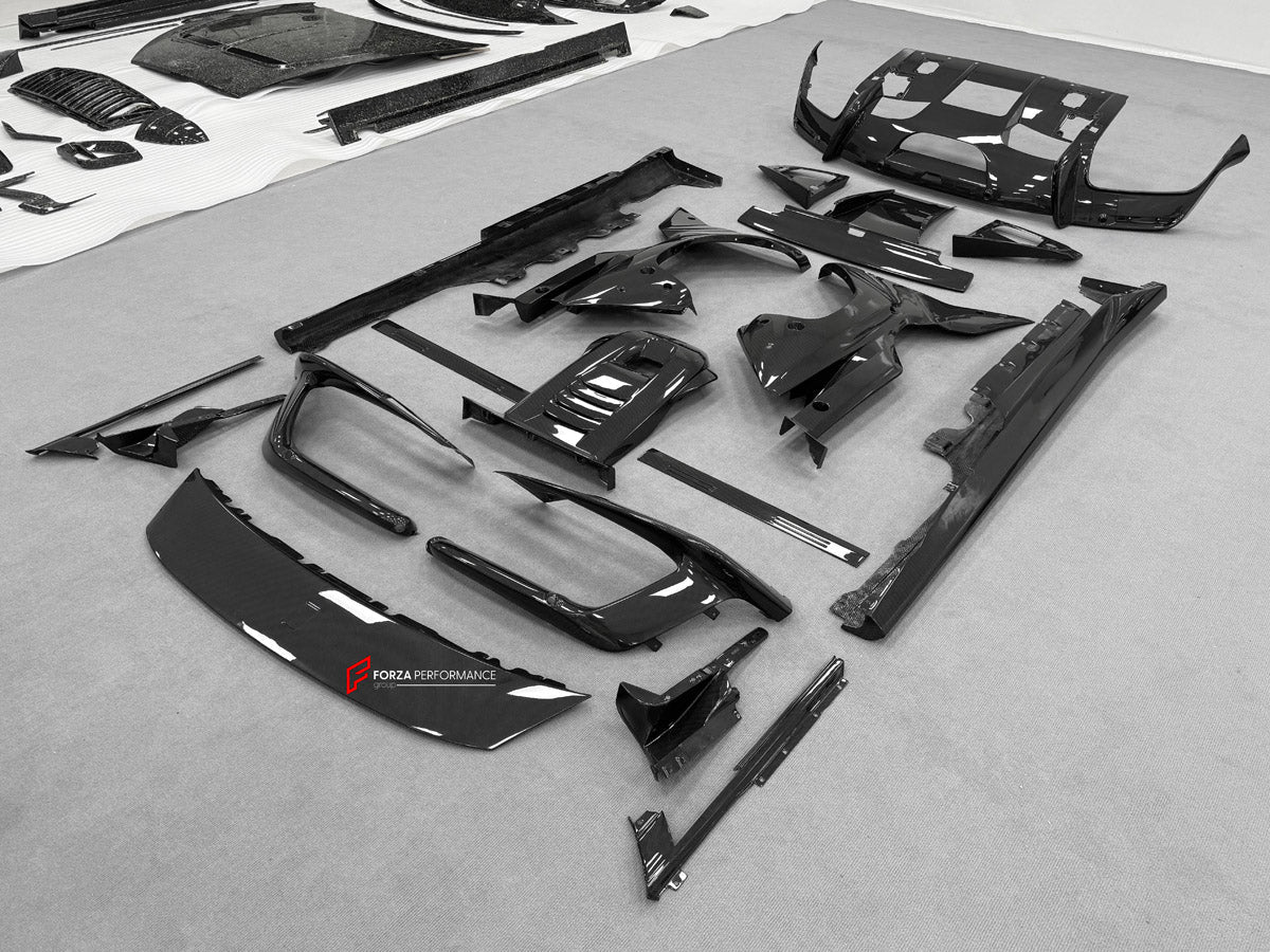 DRY CARBON FIBER REPLACEMENT BODY KIT for FERRARI 12 CILINDRI 2024+ Forza Performance custom fit