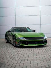 DRY CARBON FIBER REPLACEMENT BODY KIT for FERRARI 12 CILINDRI 2024+

Set includes:

Front Bumper Trims
Side Skirts
Rear Diffuser

Material: Carbon Fiber