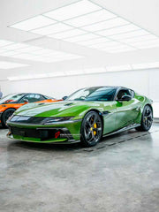 DRY CARBON FIBER REPLACEMENT BODY KIT for FERRARI 12 CILINDRI 2024+

Set includes:

Front Bumper Trims
Side Skirts
Rear Diffuser

Material: Carbon Fiber