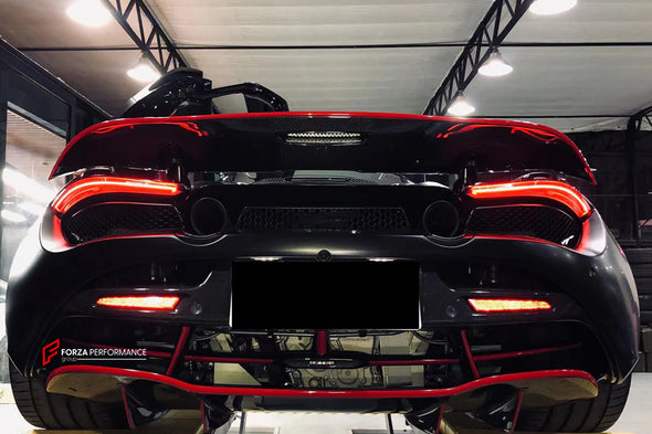 DRY CARBON FIBER REPLACEMENT REAR DIFFUSER for MCLAREN 720S 2017 - 2023