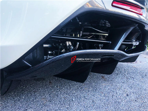 DRY CARBON FIBER REPLACEMENT REAR DIFFUSER for MCLAREN 720S 2017 - 2023

Set includes:

Rear Diffuser

Material: Carbon Fiber

NOTE: Professional installation is required