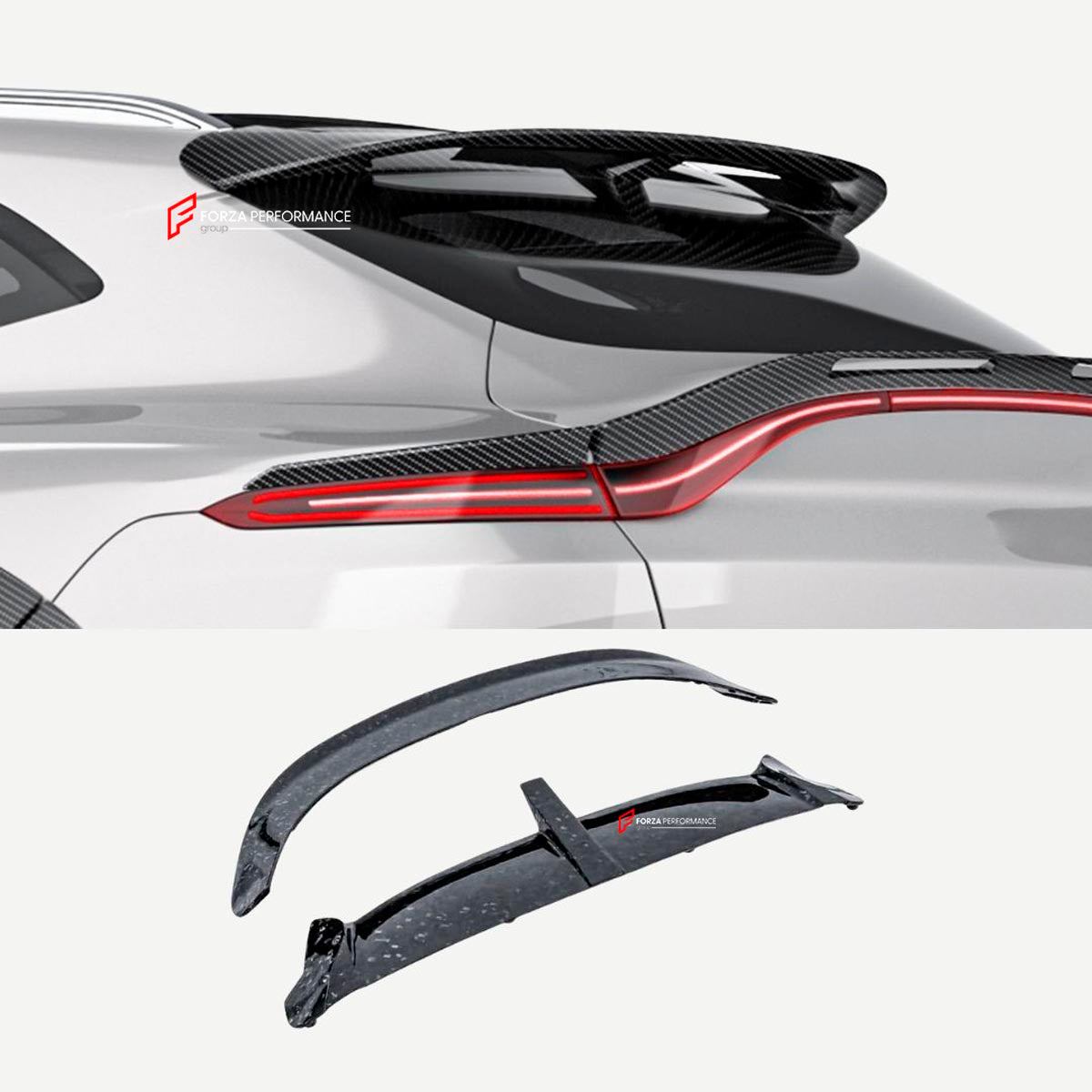 DRY CARBON FIBER ROOF SPOILER for ASTON MARTIN DBX 2020+
Set includes:

Roof Spoiler
Material: Dry Carbon

NOTE: Professional installation is required.