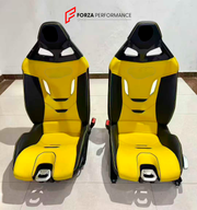 DRY CARBON FIBER SEATS for LAMBORGHINI HURACAN EVO 2019-2024