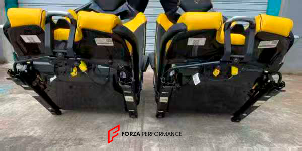 DRY CARBON FIBER SEATS for LAMBORGHINI HURACAN EVO 2019-2024