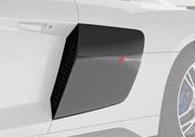 DRY CARBON FIBER SIDE AIR INTAKE SCOOPS for AUDI R8 4S FACELIFT 2019 - 2023
Set includes:

Side Air Intake Scoops
Material: Dry Carbon

NOTE: Professional installation is required.