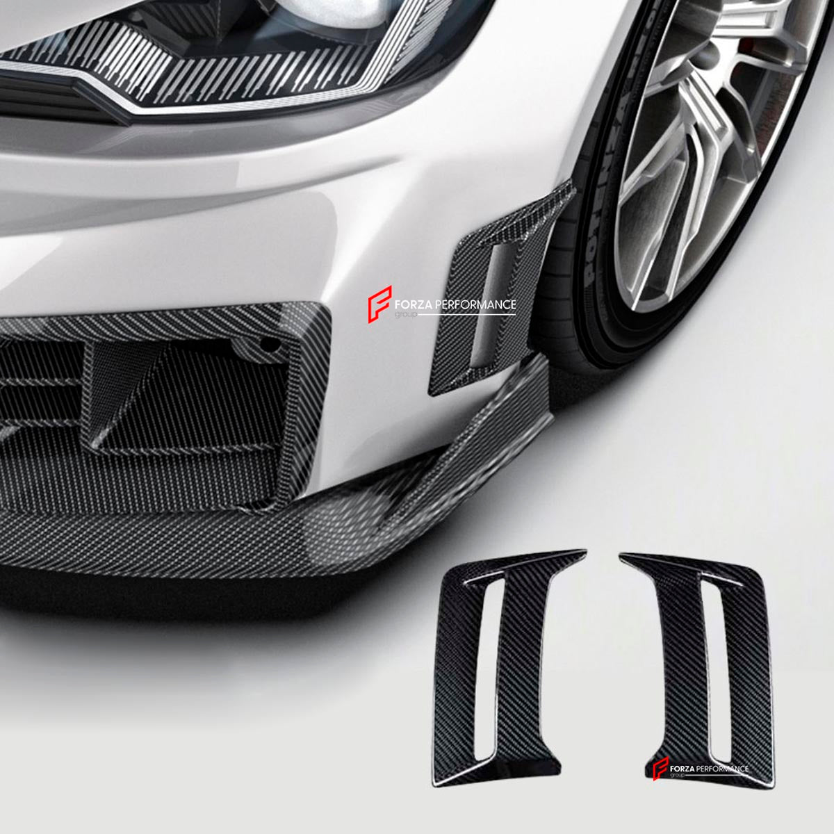 DRY CARBON FIBER SIDE CANARDS for BMW M2 G87 2023+
Set includes:

Side Canards
Material: Dry Carbon

NOTE: Professional installation is required.