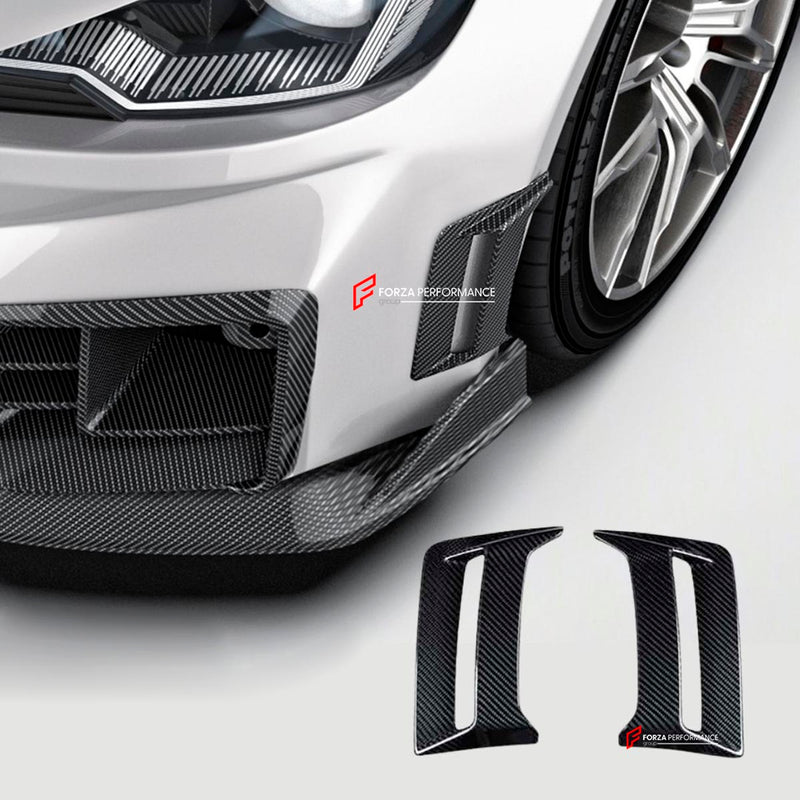 DRY CARBON FIBER SIDE CANARDS for BMW M2 G87 2023+