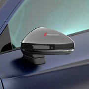 DRY CARBON FIBER SIDE MIRROR COVERS for AUDI R8 4S FACELIFT 2019 - 2023
Set includes:

Side Mirror Covers
Material: Dry Carbon

NOTE: Professional installation is required.