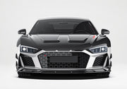 DRY CARBON FIBER SIDE MIRROR COVERS for AUDI R8 4S FACELIFT 2019 - 2023
Set includes:

Side Mirror Covers
Material: Dry Carbon

NOTE: Professional installation is required.