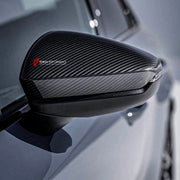 DRY CARBON FIBER SIDE MIRROR COVERS for AUDI RS3 8Y 2021 - 2024
Set includes:

Side Mirror Covers
Material: Dry Carbon

NOTE: Professional installation is required.