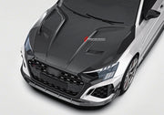 DRY CARBON FIBER SIDE MIRROR COVERS for AUDI RS3 8Y 2021 - 2024
Set includes:

Side Mirror Covers
Material: Dry Carbon

NOTE: Professional installation is required.