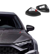 DRY CARBON FIBER SIDE MIRROR COVERS for AUDI RS3 8Y FACELIFT 2025+
Set includes:

Side Mirror Covers
Material: Dry Carbon

NOTE: Professional installation is required.