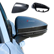 DRY CARBON FIBER SIDE MIRROR COVERS for AUDI RS6 C8 2019 - 2023
Set includes:

Side Mirror Covers
Material: Dry Carbon

NOTE: Professional installation is required.