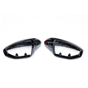 DRY CARBON FIBER SIDE MIRROR COVERS for AUDI RS6 C8 2019 - 2023
Set includes:

Side Mirror Covers
Material: Dry Carbon

NOTE: Professional installation is required.