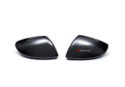 DRY CARBON FIBER SIDE MIRROR COVERS for AUDI RS6 C8 2019 - 2023
Set includes:

Side Mirror Covers
Material: Dry Carbon

NOTE: Professional installation is required.