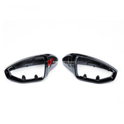 DRY CARBON FIBER SIDE MIRROR COVERS for AUDI RS7 C8 2020 - 2023
Set includes:

Side Mirror Covers
Material: Dry Carbon

NOTE: Professional installation is required.