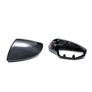 DRY CARBON FIBER SIDE MIRROR COVERS for AUDI RS7 C8 2020 - 2023
Set includes:

Side Mirror Covers
Material: Dry Carbon

NOTE: Professional installation is required.