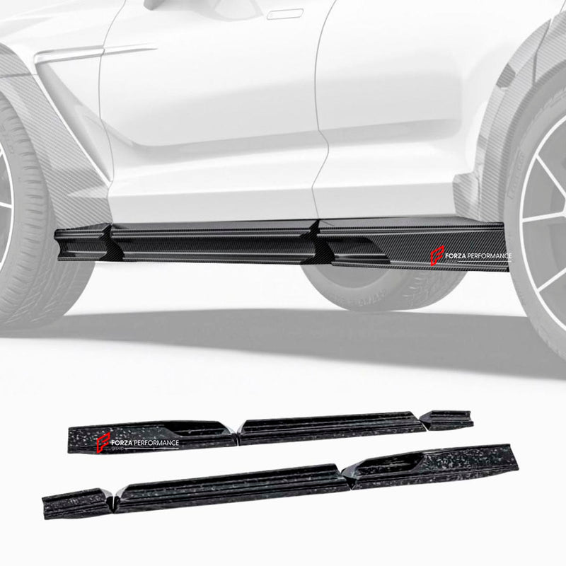 DRY CARBON FIBER SIDE SKIRTS for ASTON MARTIN DBX 2020+
