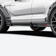 DRY CARBON FIBER SIDE SKIRTS for ASTON MARTIN DBX 2020+
Set includes:

Side Skirts
Material: Dry Carbon

NOTE: Professional installation is required.