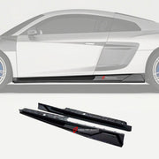 DRY CARBON FIBER SIDE SKIRTS for AUDI R8 4S FACELIFT 2019 - 2023
Set includes:

Side Skirts
Material: Dry Carbon

NOTE: Professional installation is required.