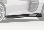 DRY CARBON FIBER SIDE SKIRTS for AUDI R8 4S FACELIFT 2019 - 2023
Set includes:

Side Skirts
Material: Dry Carbon

NOTE: Professional installation is required.
